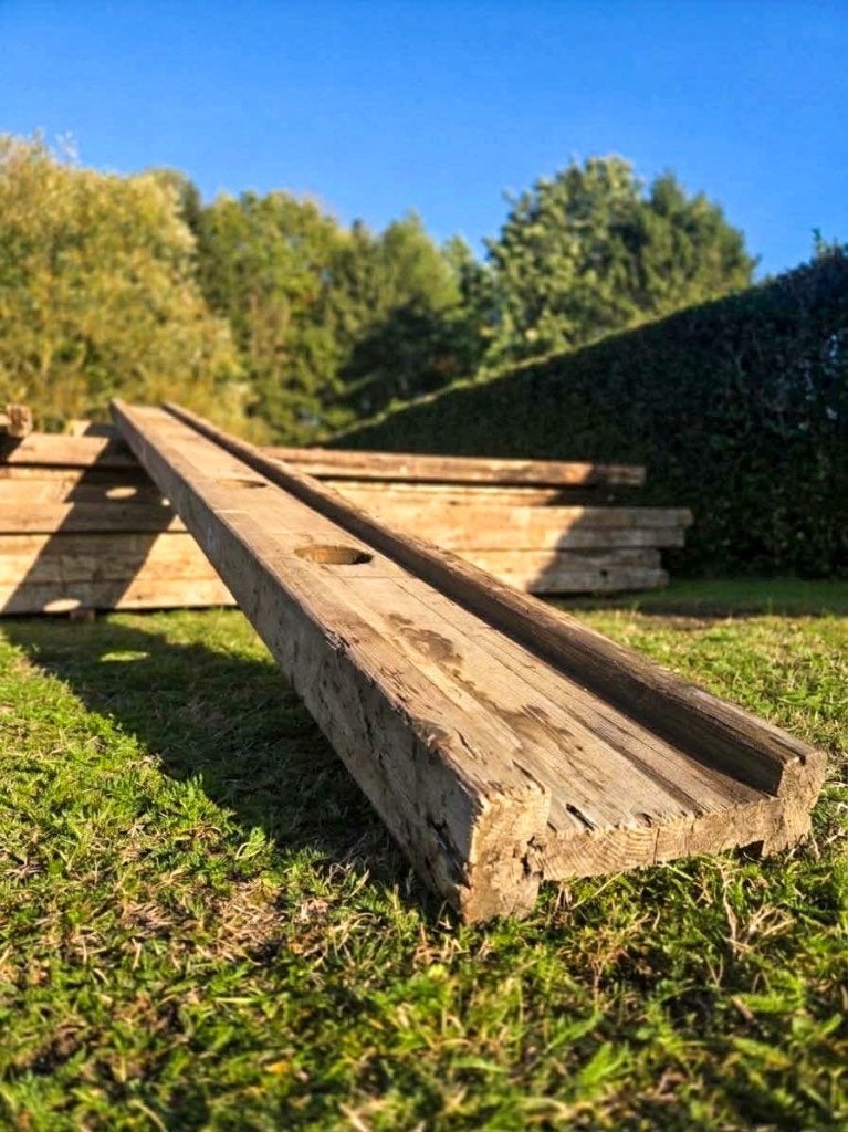 Authentieke bekistingsbalken, Bricolage & Construction, 50 mm ou plus, 300 cm ou plus, Enlèvement, Utilisé
