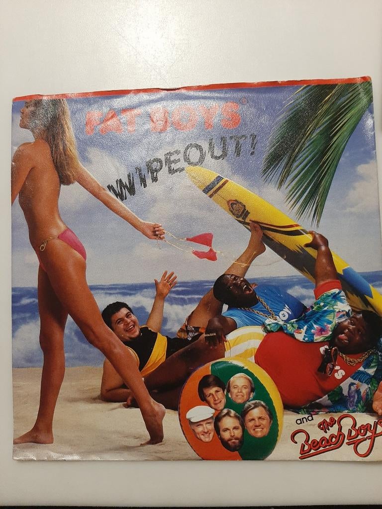 Vinyl 45trs- fat boy - wipeout, Enlèvement ou Envoi, Utilisé