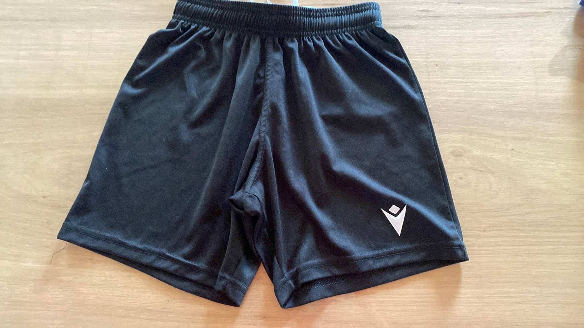 Zwarte macron sportshortjes maat xxs en 3xs, Ophalen, Zo goed als nieuw, Jongen of Meisje