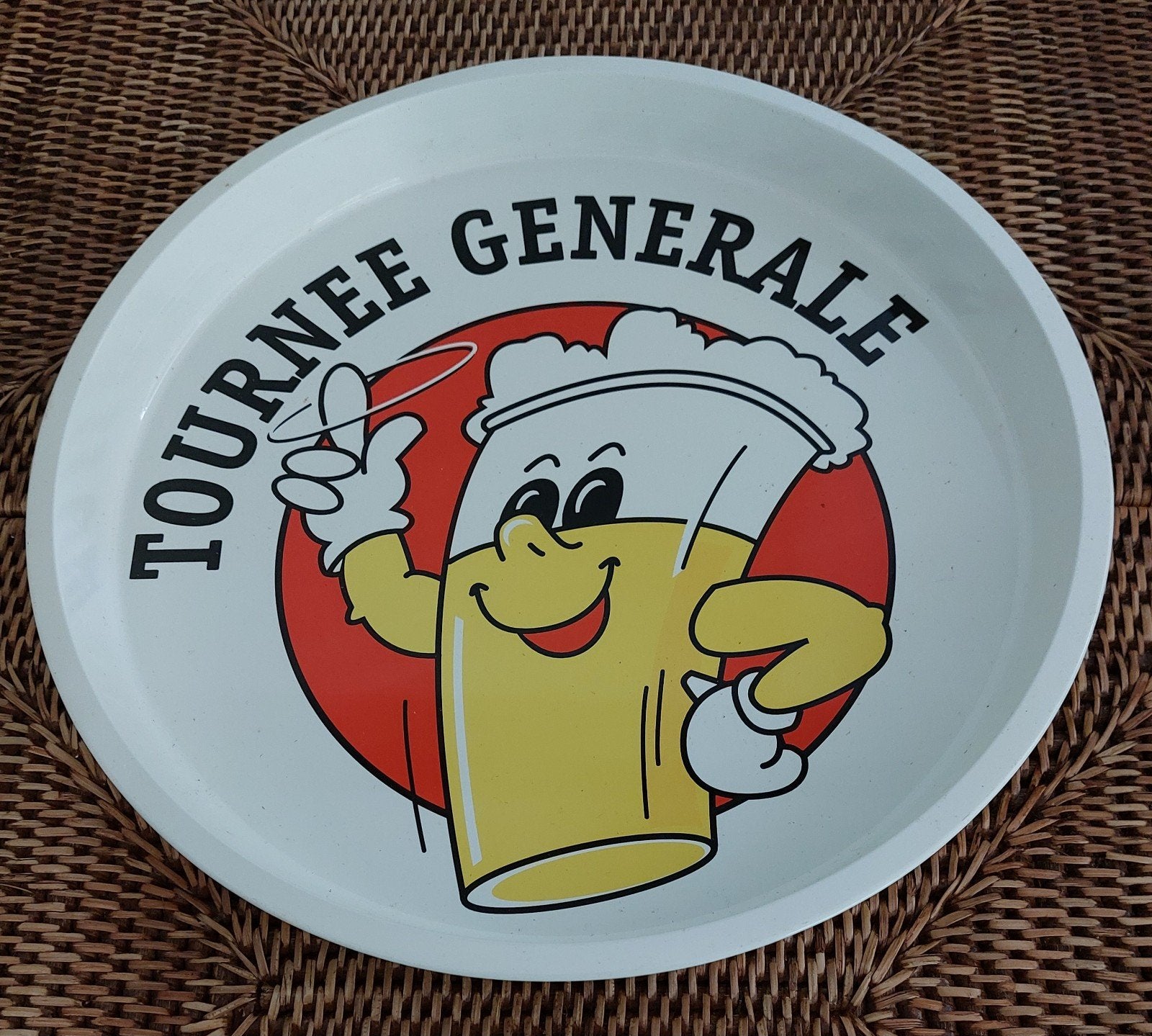 Vintage metalen dienblad Tournée Générale, Ophalen, Dienblad