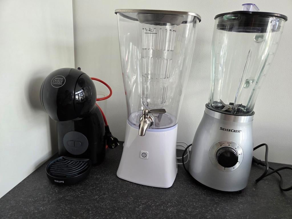 Set van 3 Nestlé krups/silvescrest blender/domo-koffiemachin, Elektronische apparatuur, Koffiezetapparaten, Ophalen
