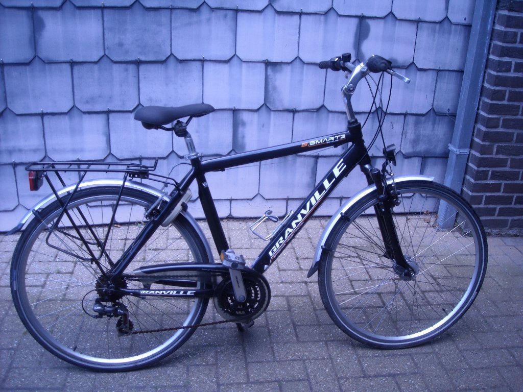 herenfiets Granville, Fietsen en Brommers, Velgrem, Versnellingen, Zo goed als nieuw, 53 tot 57 cm