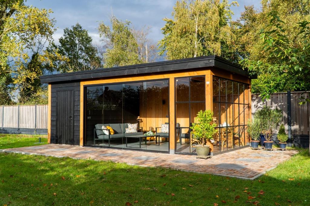 Maatwerk- Douglas houten bijgebouwen, tuinhuisjes, Verzenden, Nieuw