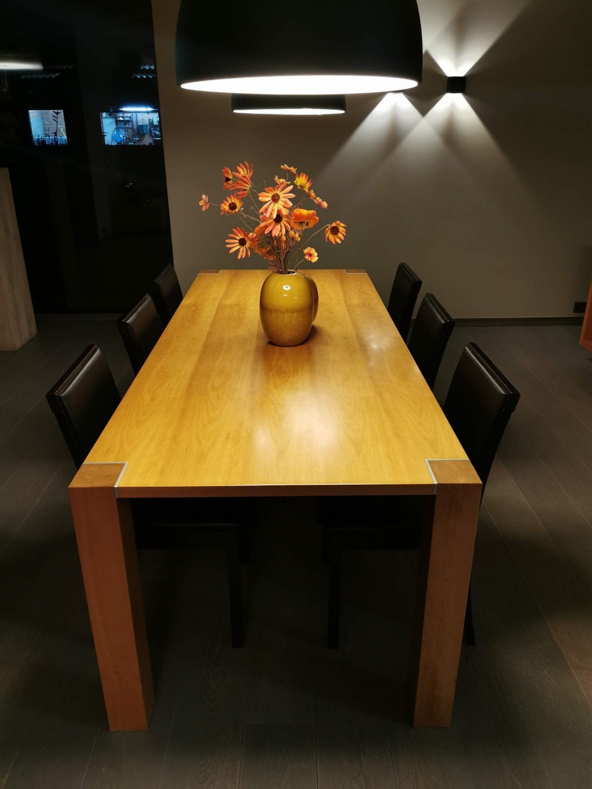 Designtafel notelaar Poliform, Huis en Inrichting, Tafels | Eettafels, Ophalen