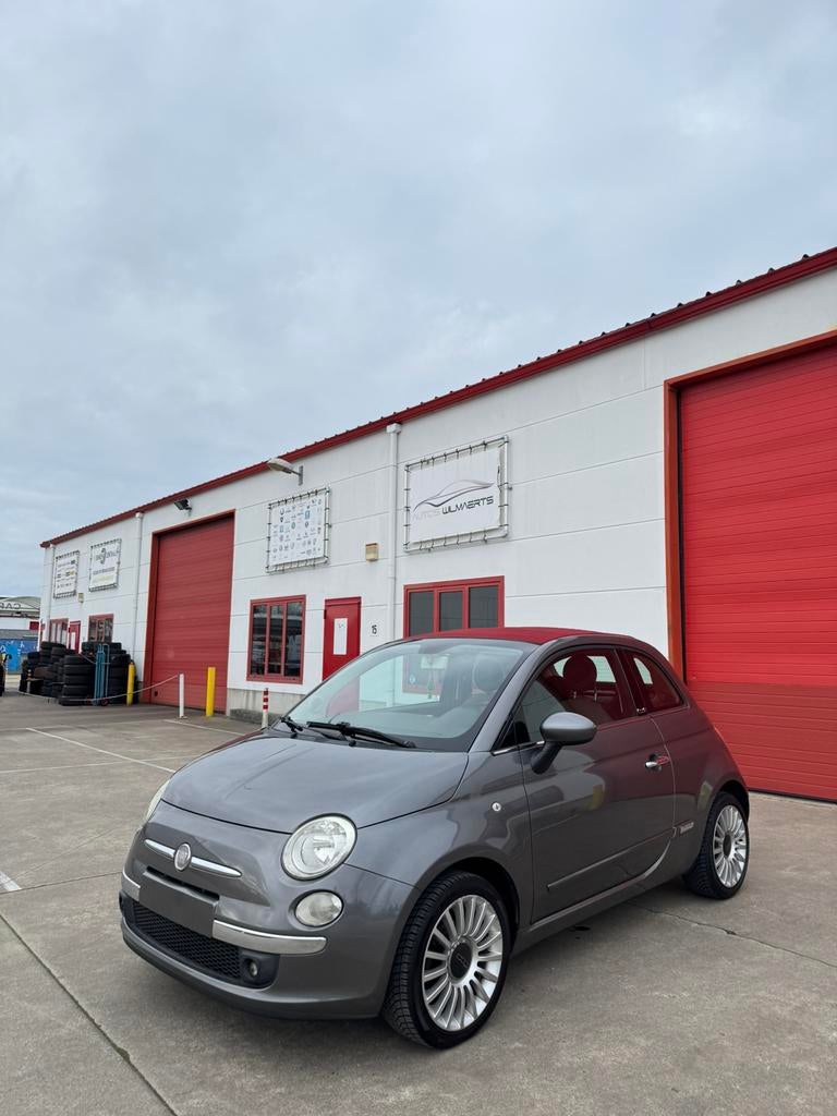 Fiat 500C 2010 1.2i 124000km airco/usb/halfleder, 1242 cm³, Achat, 4 portes, Entreprise