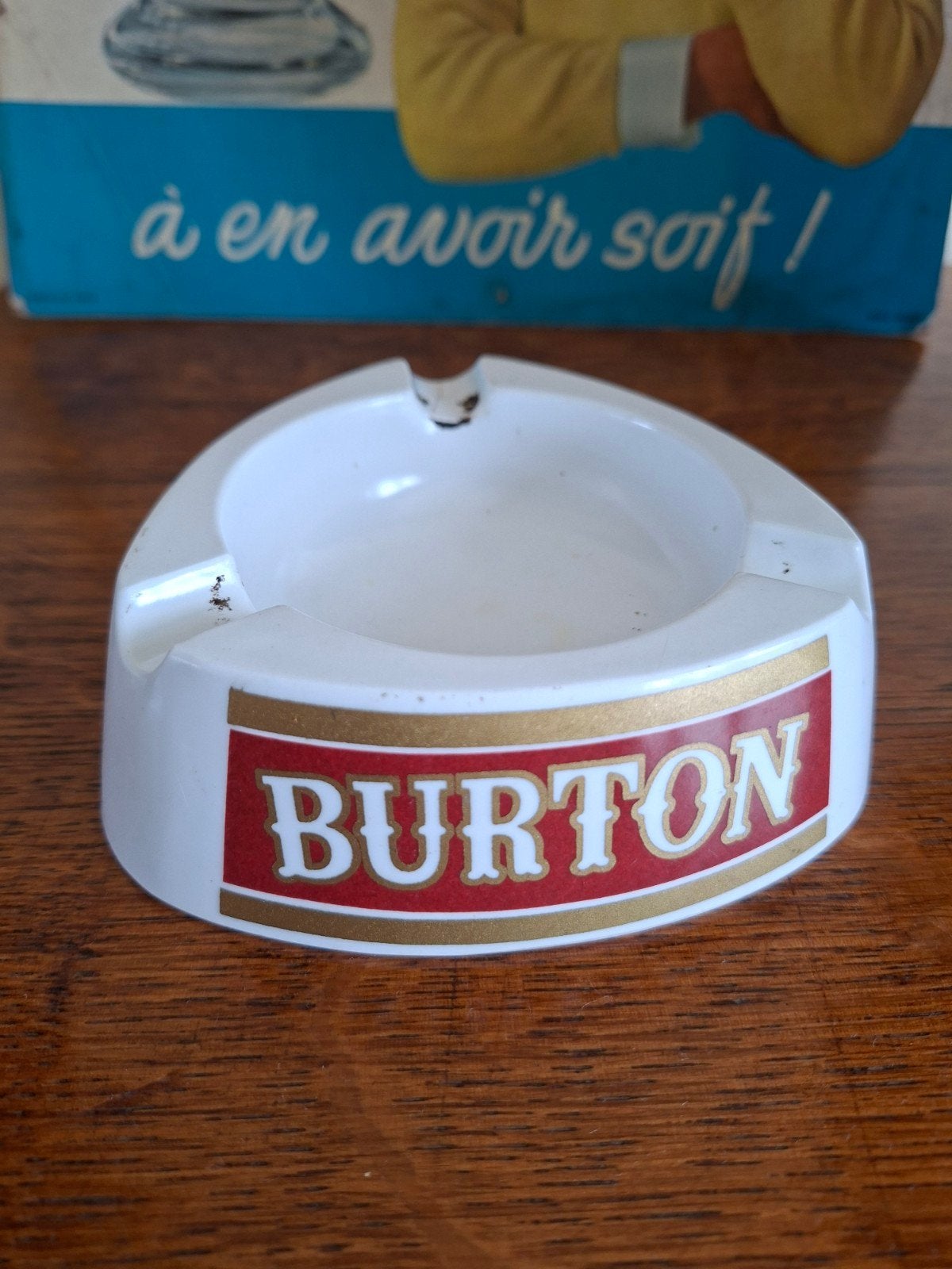 Asbak voor bierreclame van Burton, Lamot Brewery, Verzamelen, Ophalen