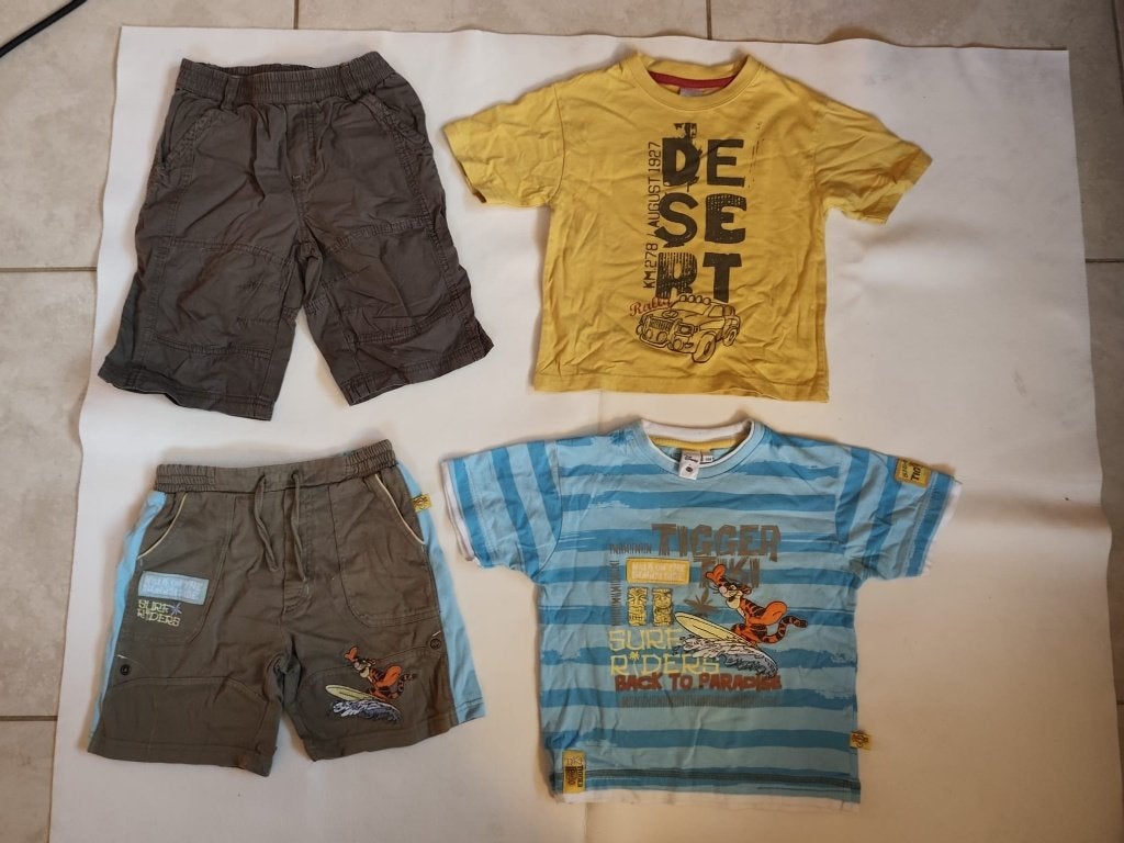 2 sets 104 cm (4 ans), Garçon, Enlèvement ou Envoi, Ensemble, Utilisé