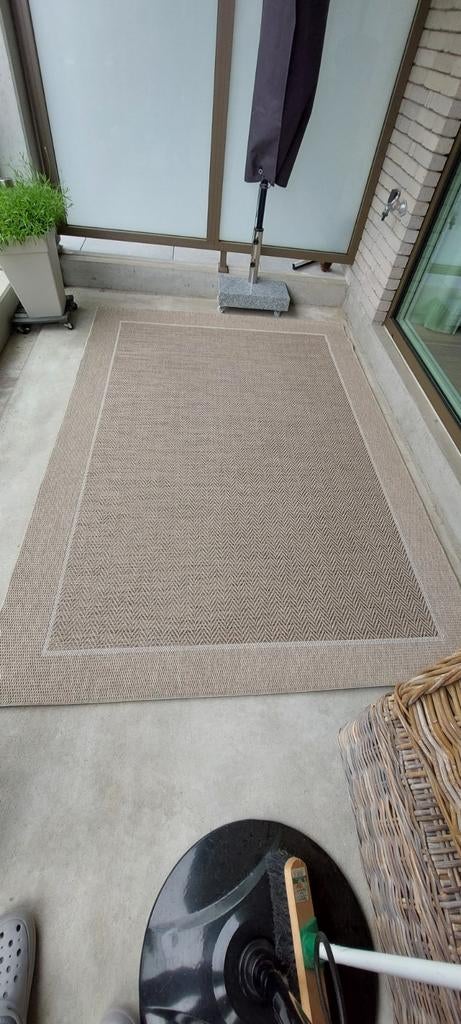 Tapis d'extérieur naturel Fora Edge, Maison & Meubles, Ameublement | Tapis & Moquettes, Neuf, 200 cm ou plus, Beige, 150 à 200 cm