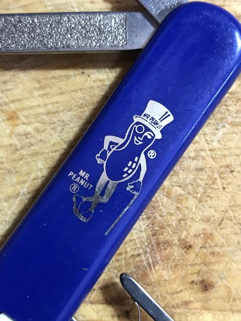 Vintage Planters Mr. Peanut Victorinox SD 58 mmSwiss Knife, Enlèvement ou Envoi, Utilisé