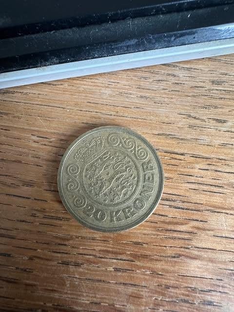 pièce de 20 couronnes Danemark 1990, Enlèvement ou Envoi, Autres pays, Monnaie en vrac