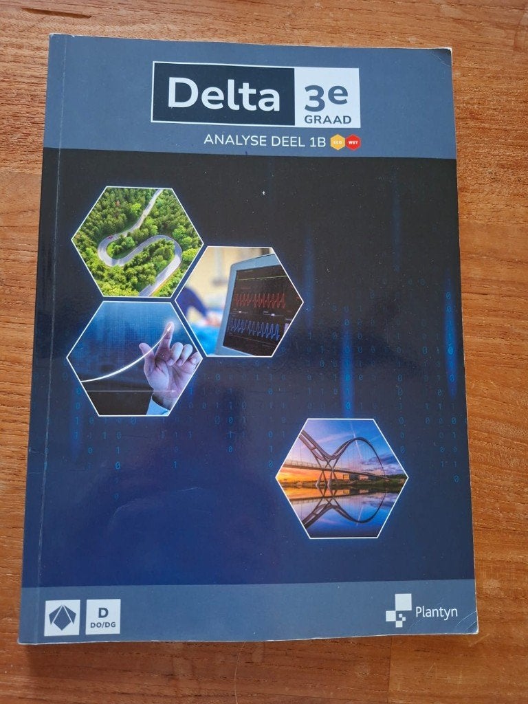 Delta 3e graad - Analyse deel 1B, ASO, Wiskunde A, Diverse auteurs, Ophalen