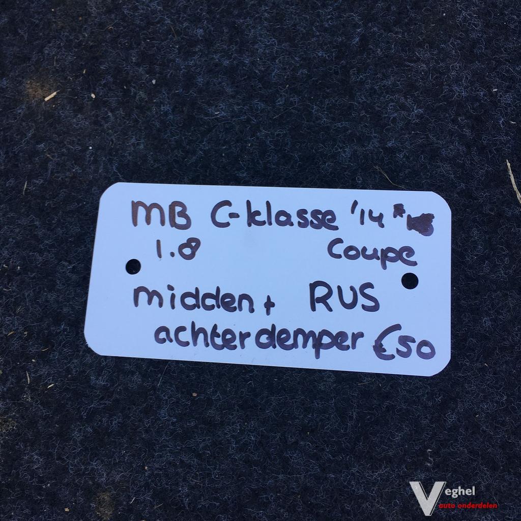 Mercedes C klasse coupe 1.8 2014  Middendemper A 204 490 056, Gebruikt, -, -, Ophalen of Verzenden