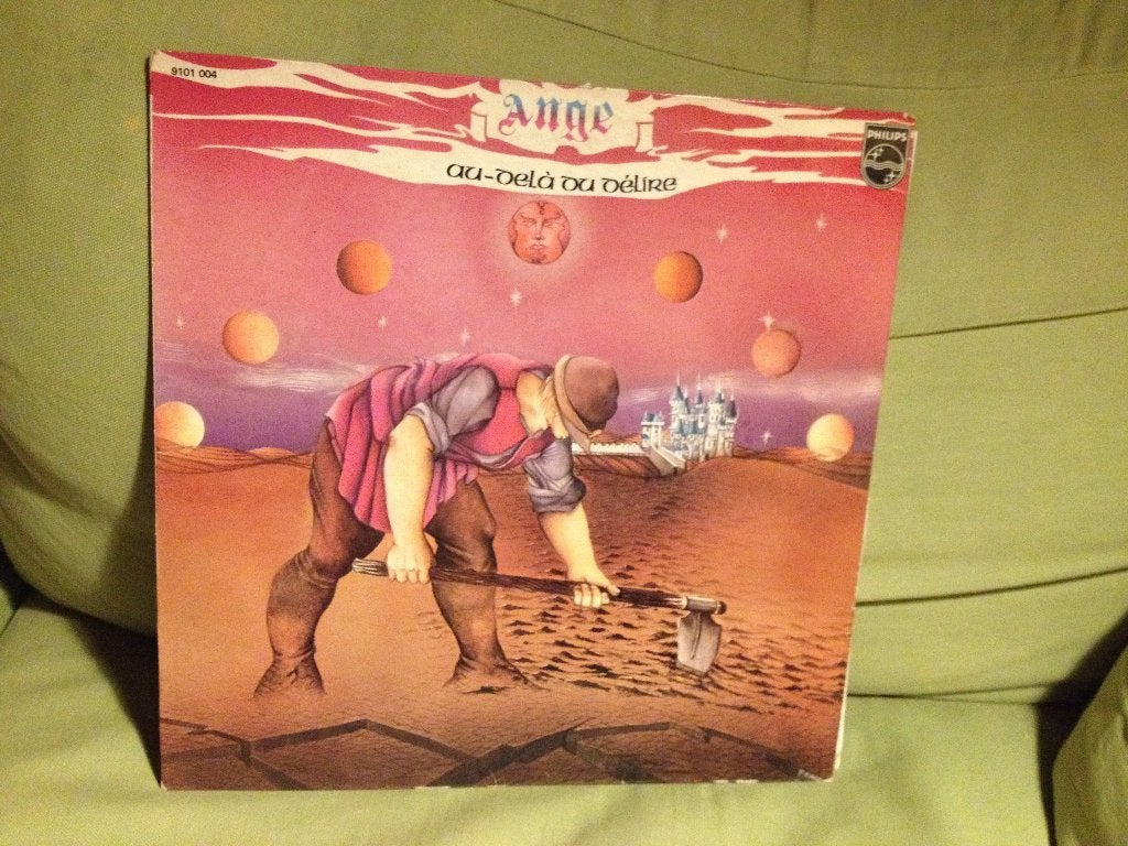 ANGE - Au-delà du délire, Pressage original, Enlèvement ou Envoi, Rock progressif, Utilisé