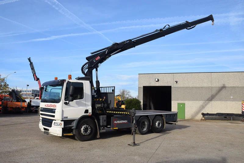 DAF CF 75.250 +Hiab crane (année de construction 2010), Euro 5, Achat, Entreprise, Diesel