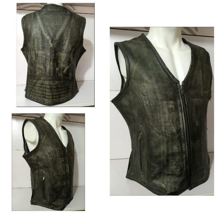 Gilet de Moto en cuir neuf, Envoi, Neuf, avec ticket, Manteau | cuir