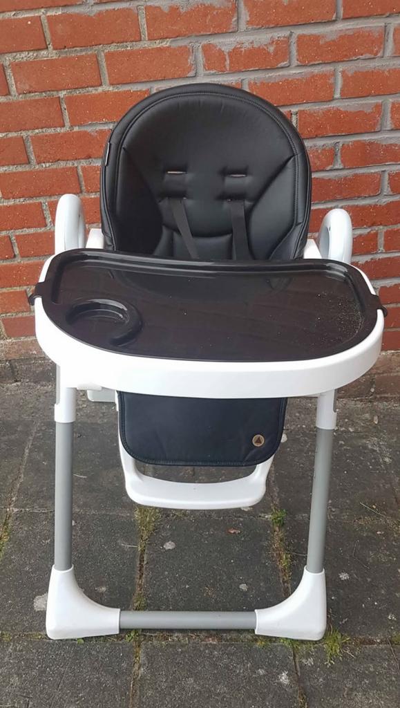 Chaise haute bébé réglable avec tablette, Ophalen, Zo goed als nieuw