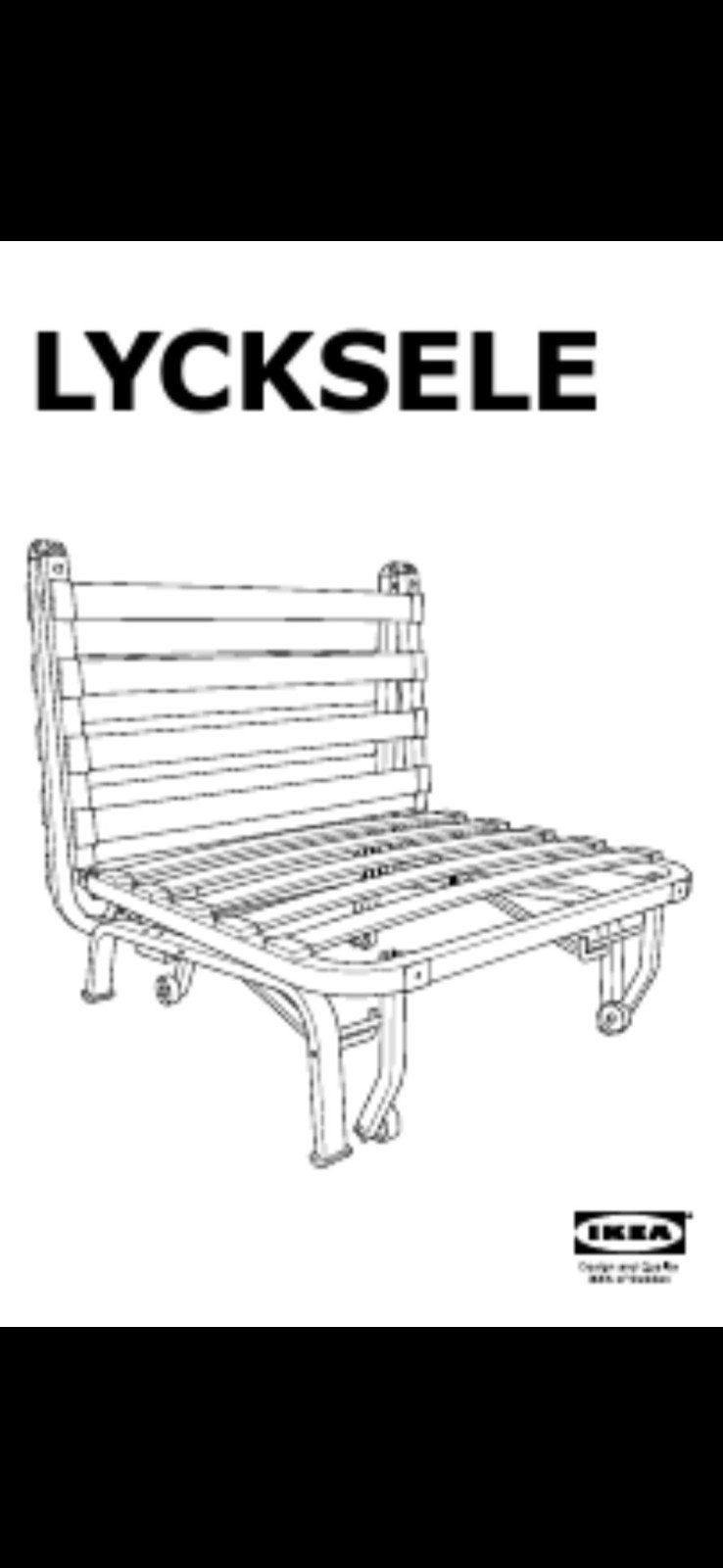 clic-clac fauteuil canapé-lit Lycksele Ikea, Enlèvement