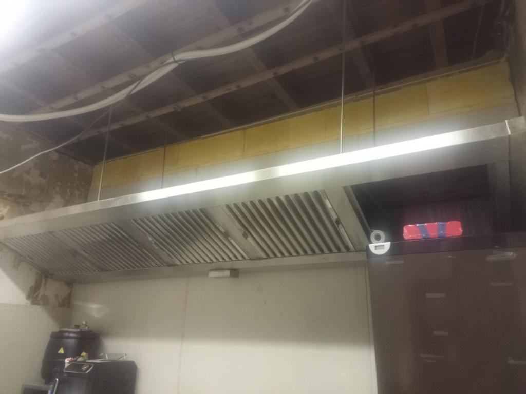Professionele dampkap 3m zonder motor, Enlèvement