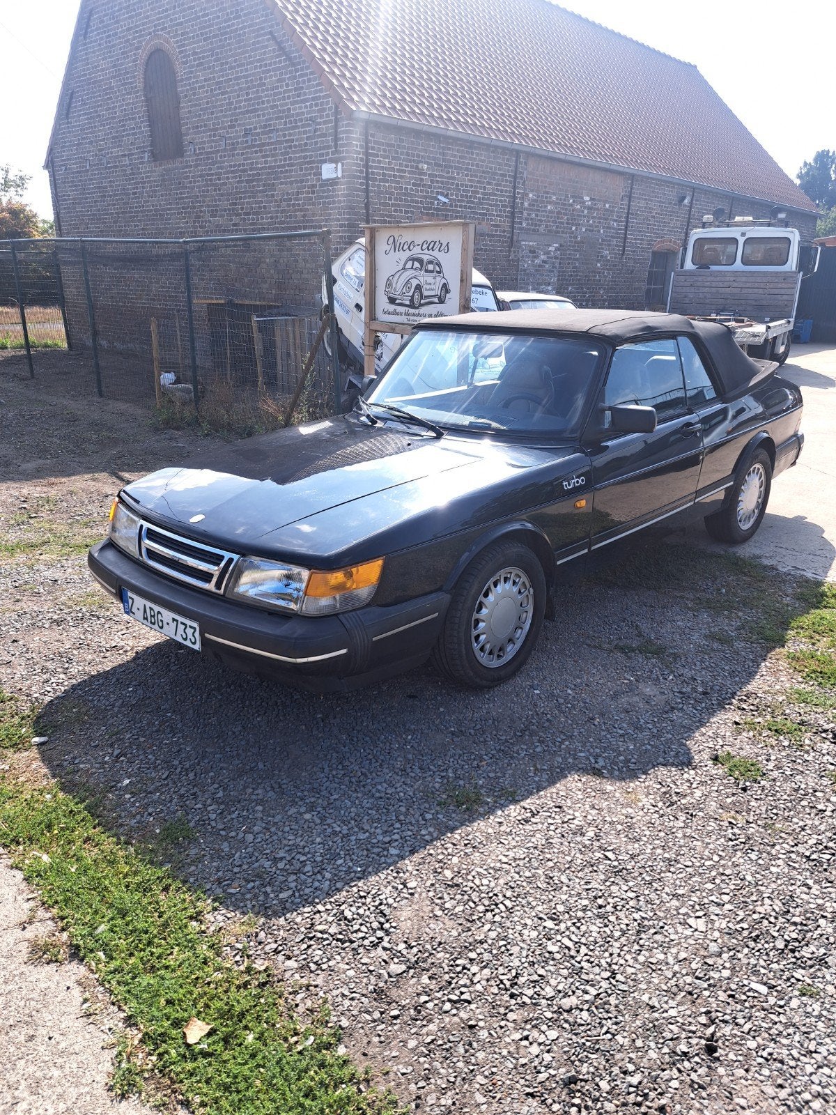 SAAB 900 TURBO CABRIO, MET WERK, Auto's, Oldtimers, Cabriolet, Particulier, Saab, Te koop
