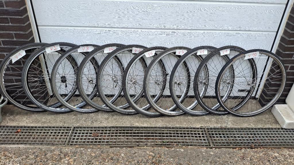 28" Fiets VOORWIEL stadsfiets fietswiel goede staat + recht, Ophalen, Oldtimerfiets, Wiel, Oxford Sparta Batavus Norta gazelle Granville Sparta cube trek