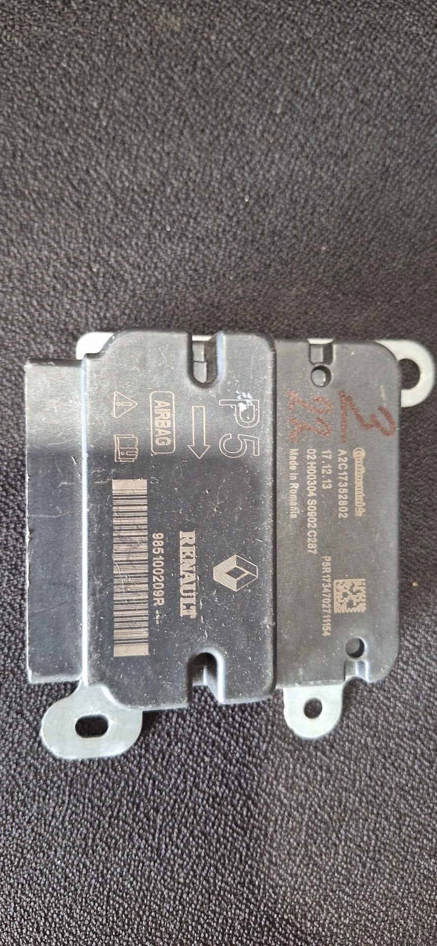 Originele Airbag Stuurmodule Computer Renault Clio 4 Captur, Gebruikt, -, Renault, -