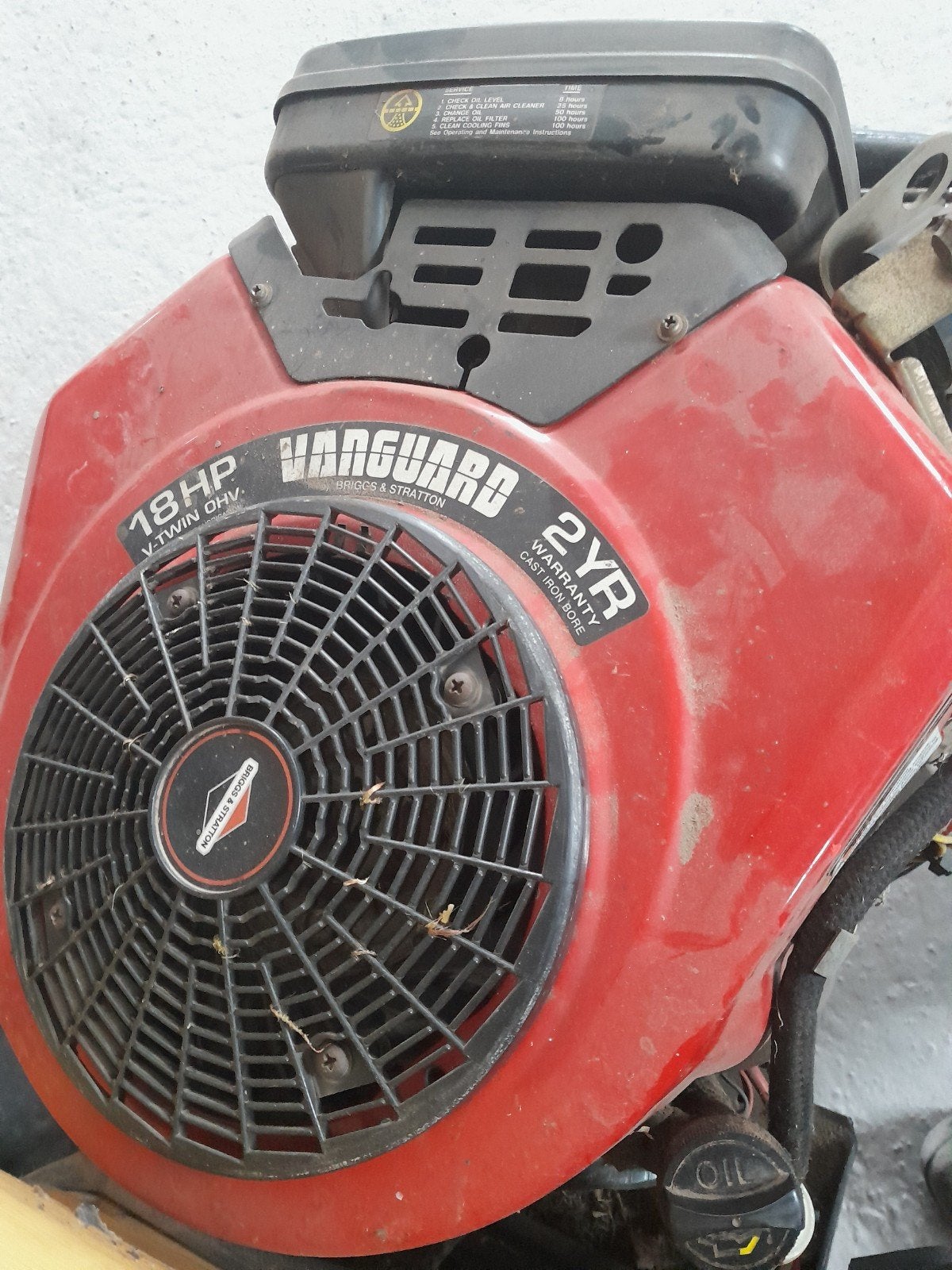 Briggs and stratton vanguard 18pk motor, Tuin en Terras, Ophalen of Verzenden