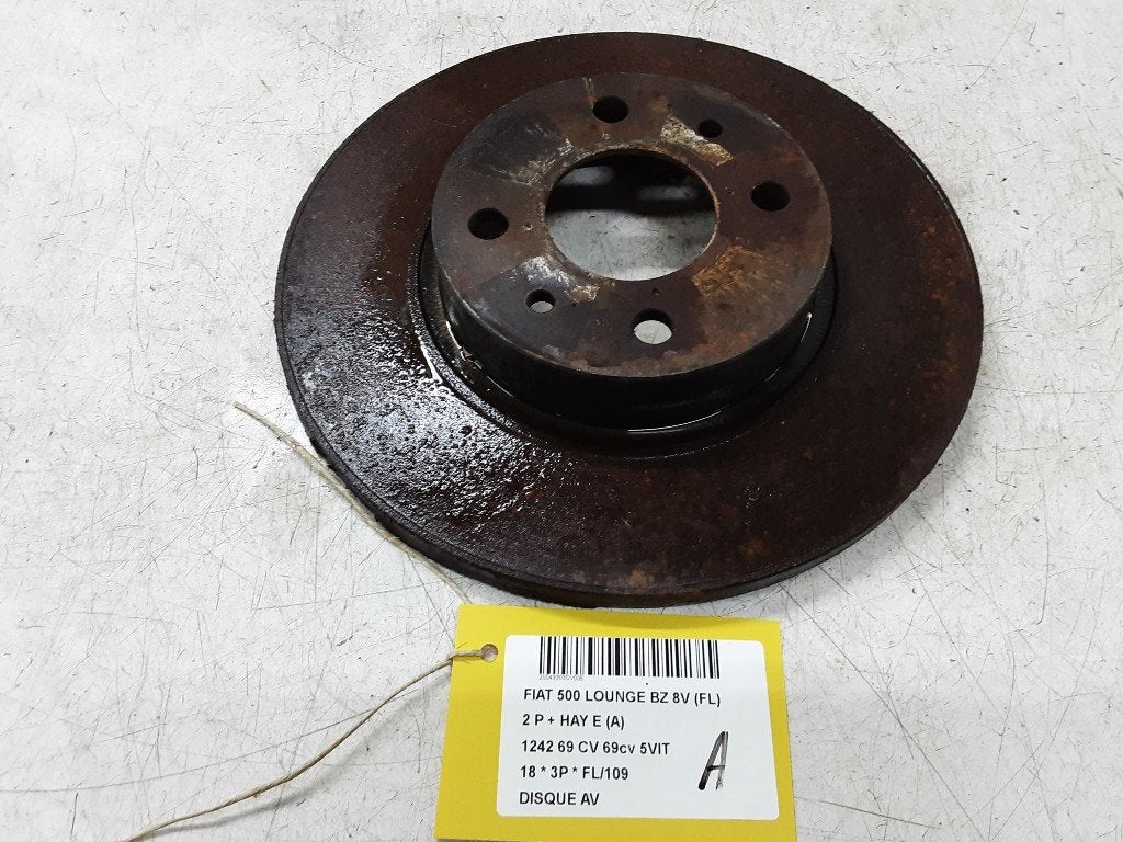 REMSCHIJF VOOR Fiat 500 (312) (01-2007/12-2012), FCA Germany GmbH, Gebruikt, IPC D1-09 Bahnhofsplatz
65423  Rüsselsheim am Main, DE