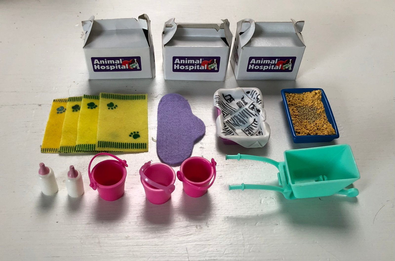 Polly Pocket set accesoires voor diertjes, Ophalen of Verzenden, Gebruikt