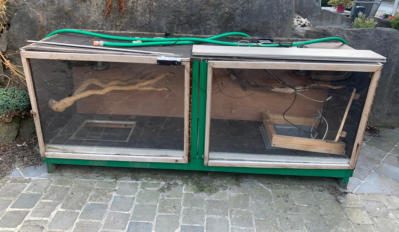 Slangen terrarium, Ophalen, Gebruikt, Terrarium of Paludarium