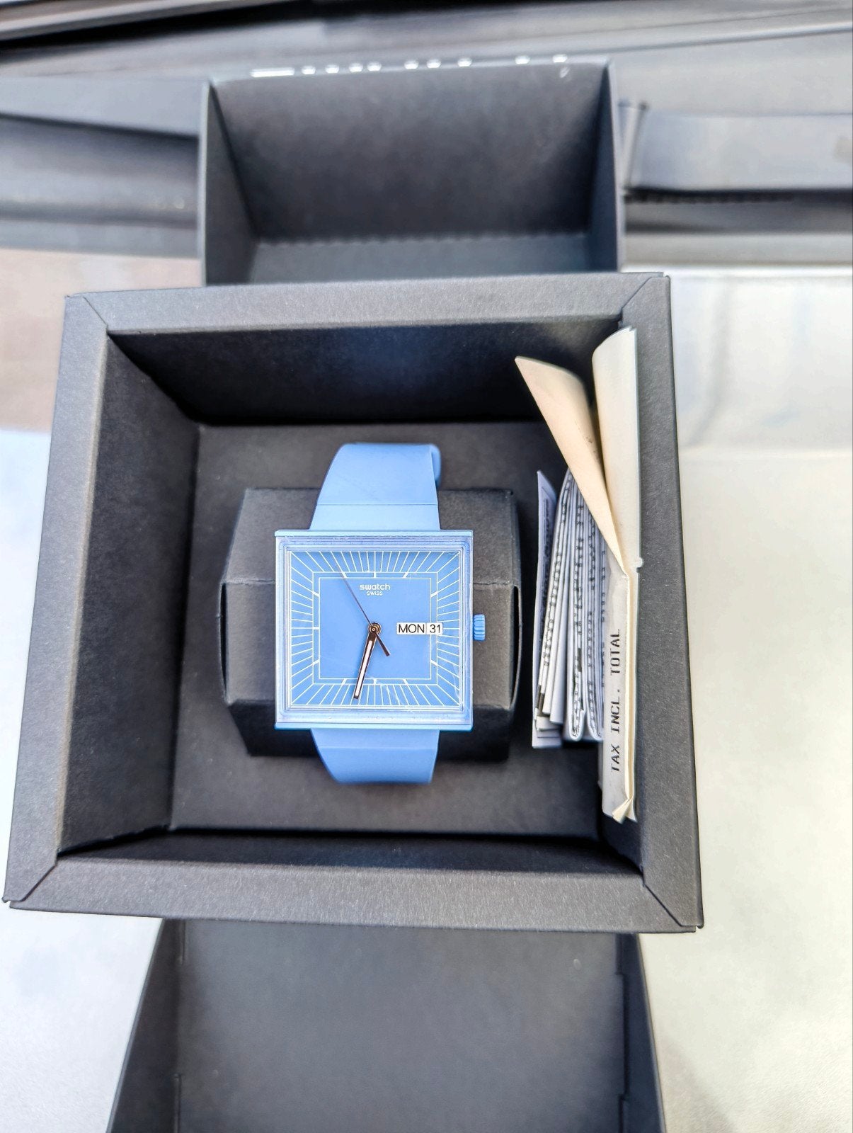 Swatch horloge unisex, Bijoux, Sacs & Beauté, Enlèvement ou Envoi, Swatch, Synthétique, Utilisé