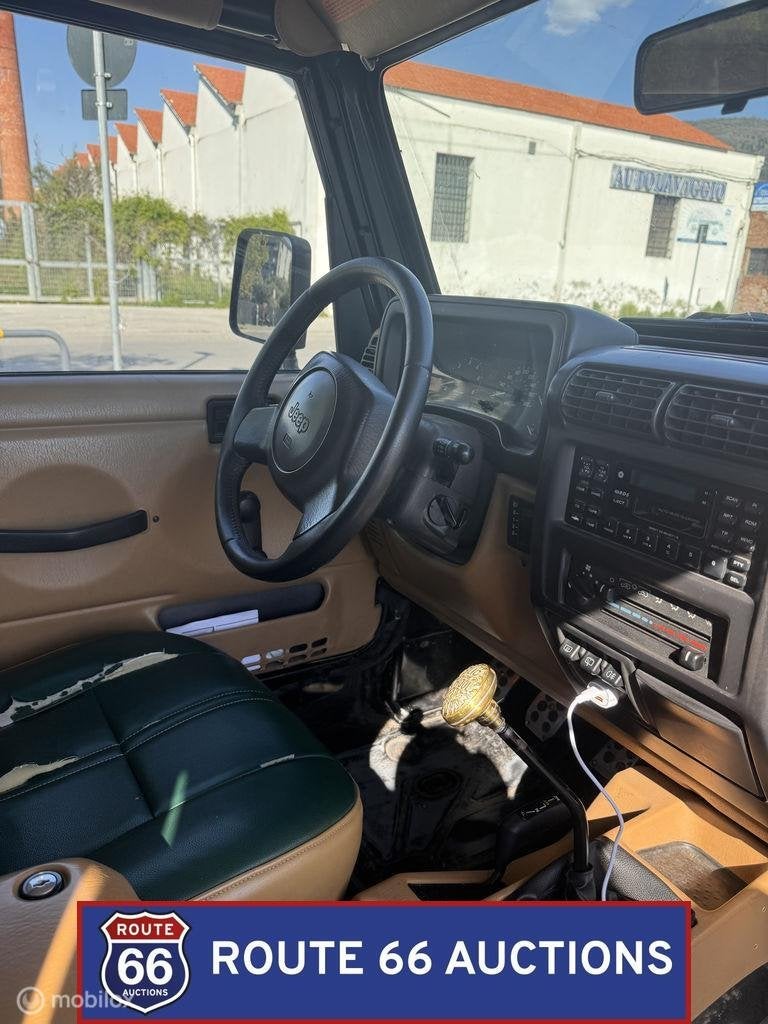 Jeep Wrangler TJ | 1997 | Route 66 Auctions, Jeep, Zwart, Bedrijf, Handgeschakeld
