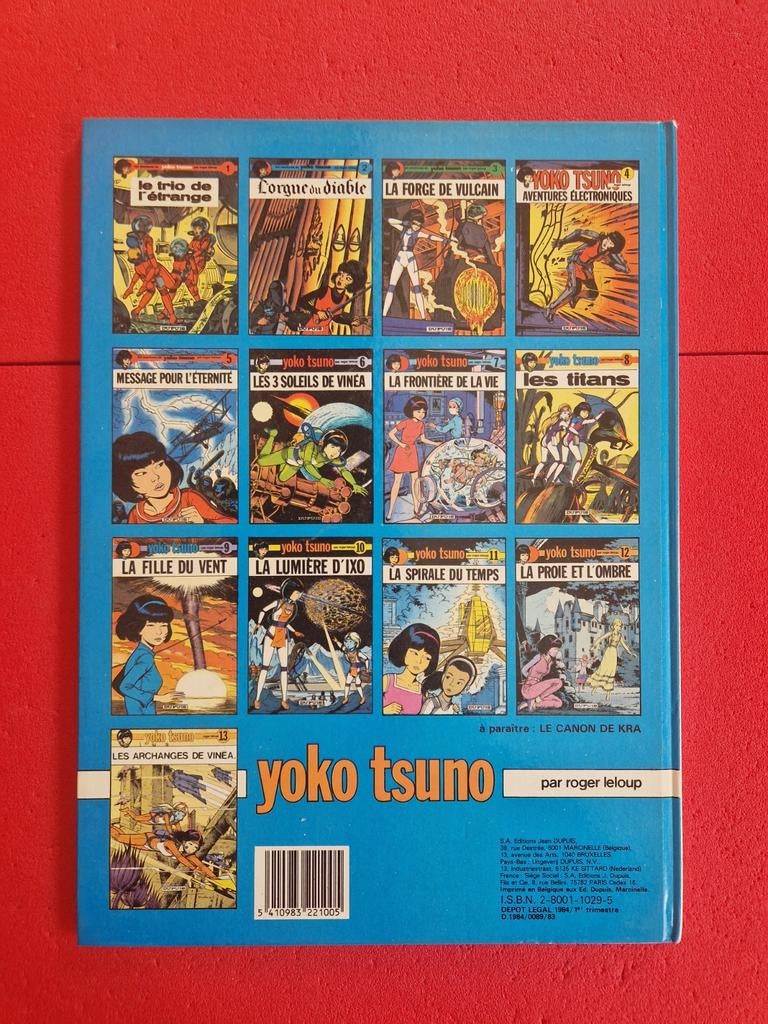 Bd yoko tsuno 14,EO, Enlèvement ou Envoi