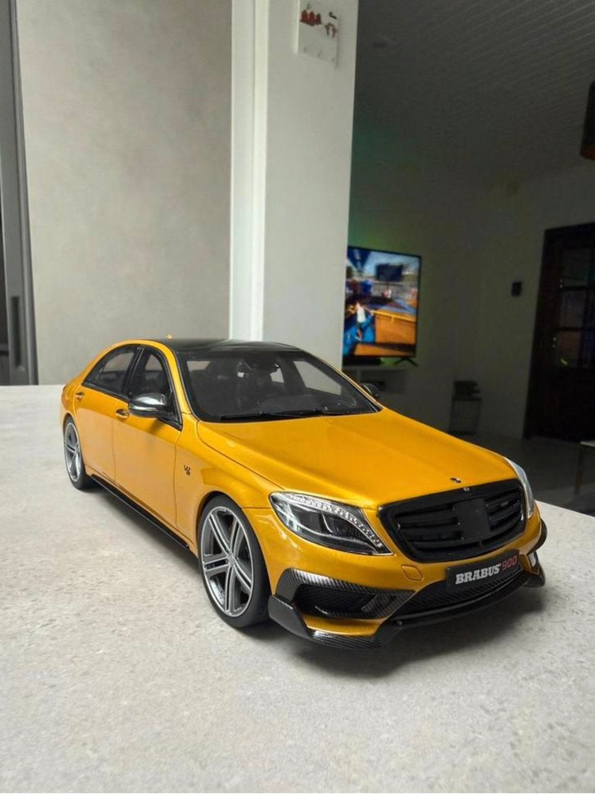GT Spirit Mercedes Benz S65 AMG  Brabus 1:18, Hobby en Vrije tijd, Modelauto's | 1:18, Ophalen, Nieuw, Auto, Overige merken