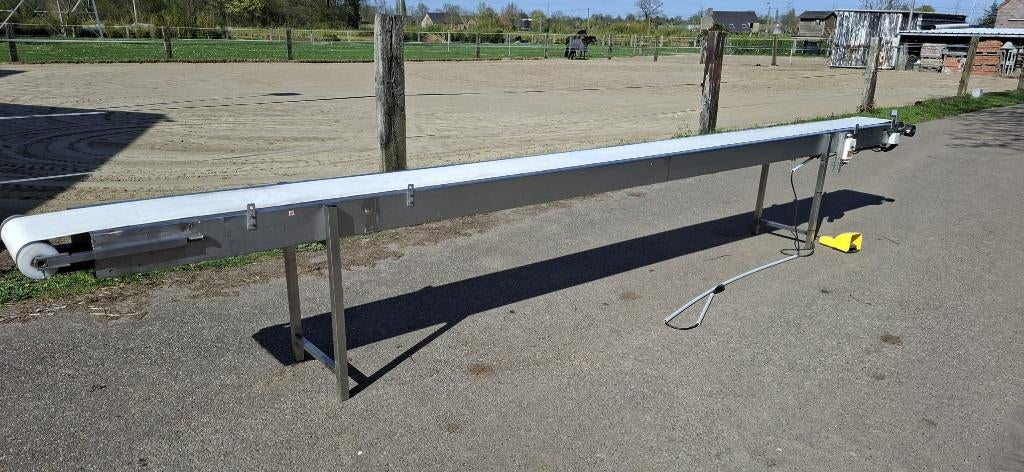 Inox transportband, Ophalen