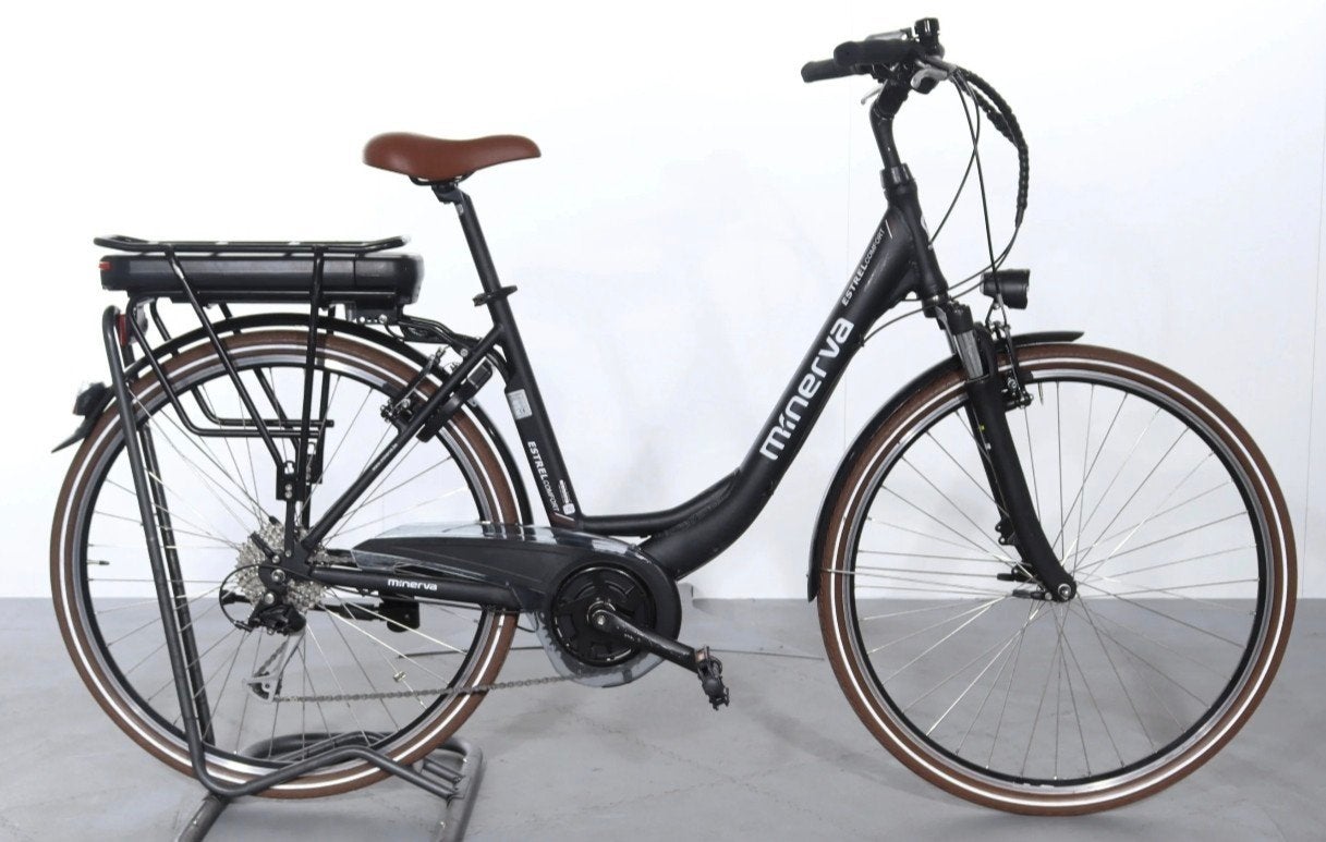 vélo électrique Minerva gris souris, Enlèvement, Comme neuf