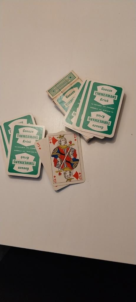 Spel kaarten Timmermans, Verzamelen, Biermerken, Ophalen
