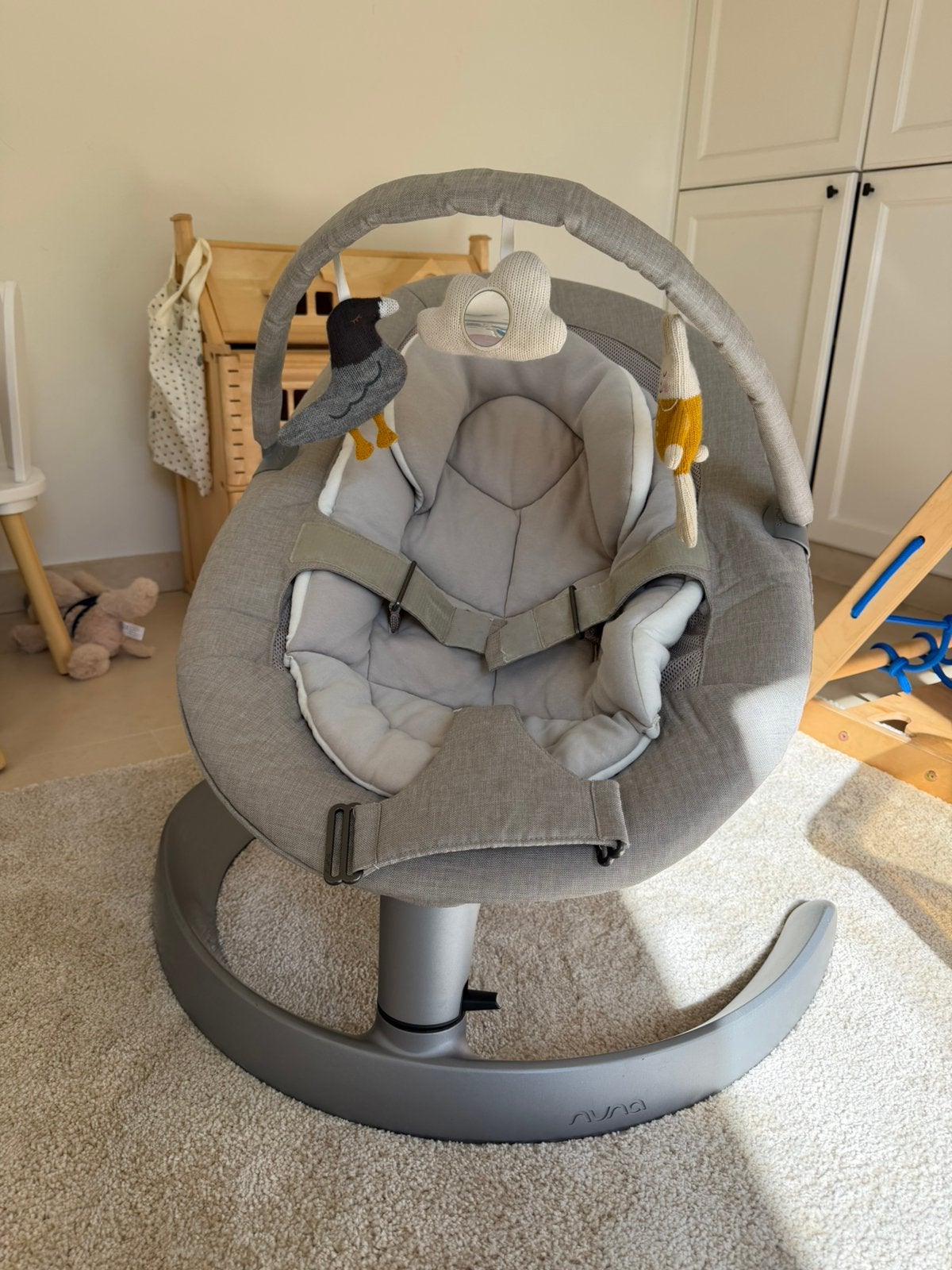 Nuna Leaf Grow, Kinderen en Baby's, Ophalen, Zo goed als nieuw, Schommelstoel