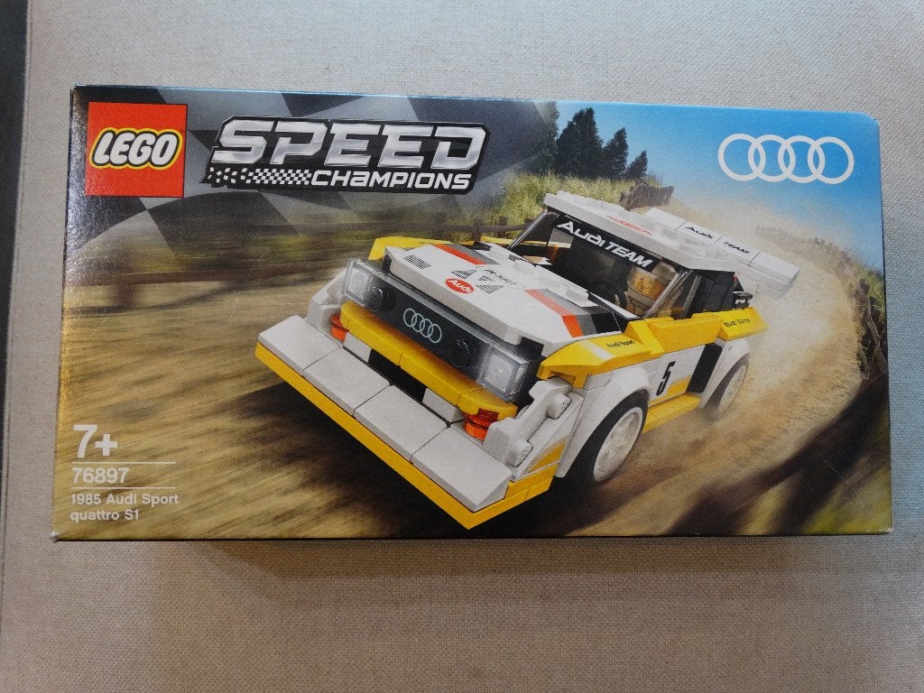 Lego Speed Champions: set 76897 (1985 Audi Sport quattro S1), Compleet, Lego, Zo goed als nieuw, Complete set