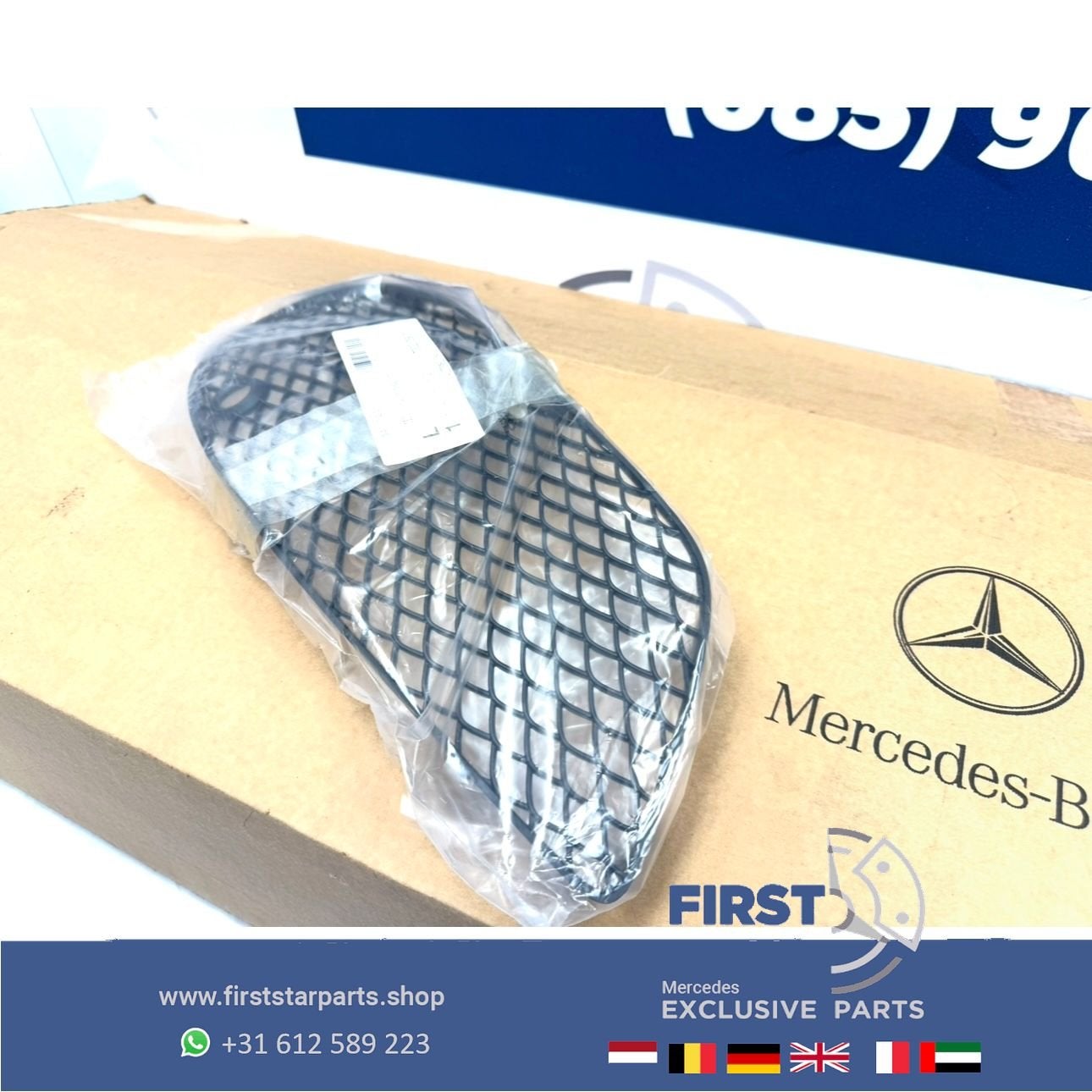 Mercedes C Klasse AMG LINE BUMPER ROOSTER C43 LINKS+RECHTS S, Utilisé, -, -, Enlèvement ou Envoi
