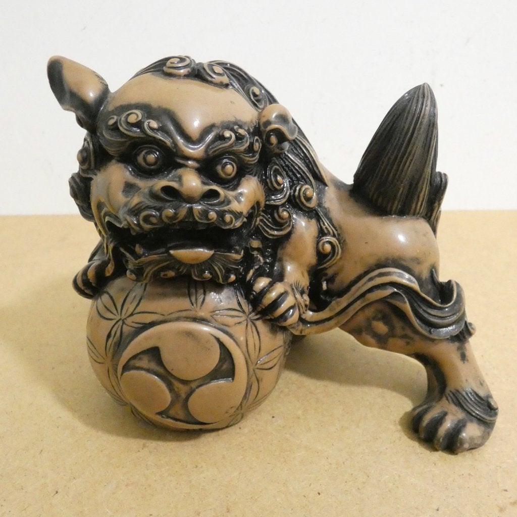 Vintage Japanse Komainu Foo Dog Beeldje - Beschermer [1236], Antiek en Kunst, Kunst | Niet-Westerse kunst, Japan, Ophalen of Verzenden