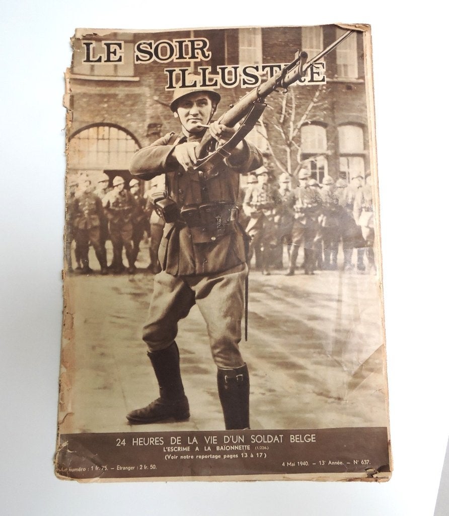 1940 Staatscourant  „24 UUR VAN EEN BELGISCHE SOLDAAT”, Ophalen of Verzenden, Overige soorten