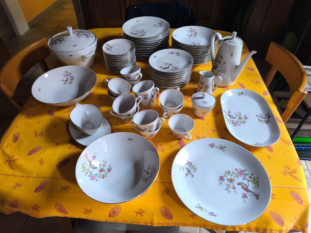12 delig Koffie servies + soepservies, Antiek en Kunst, Ophalen