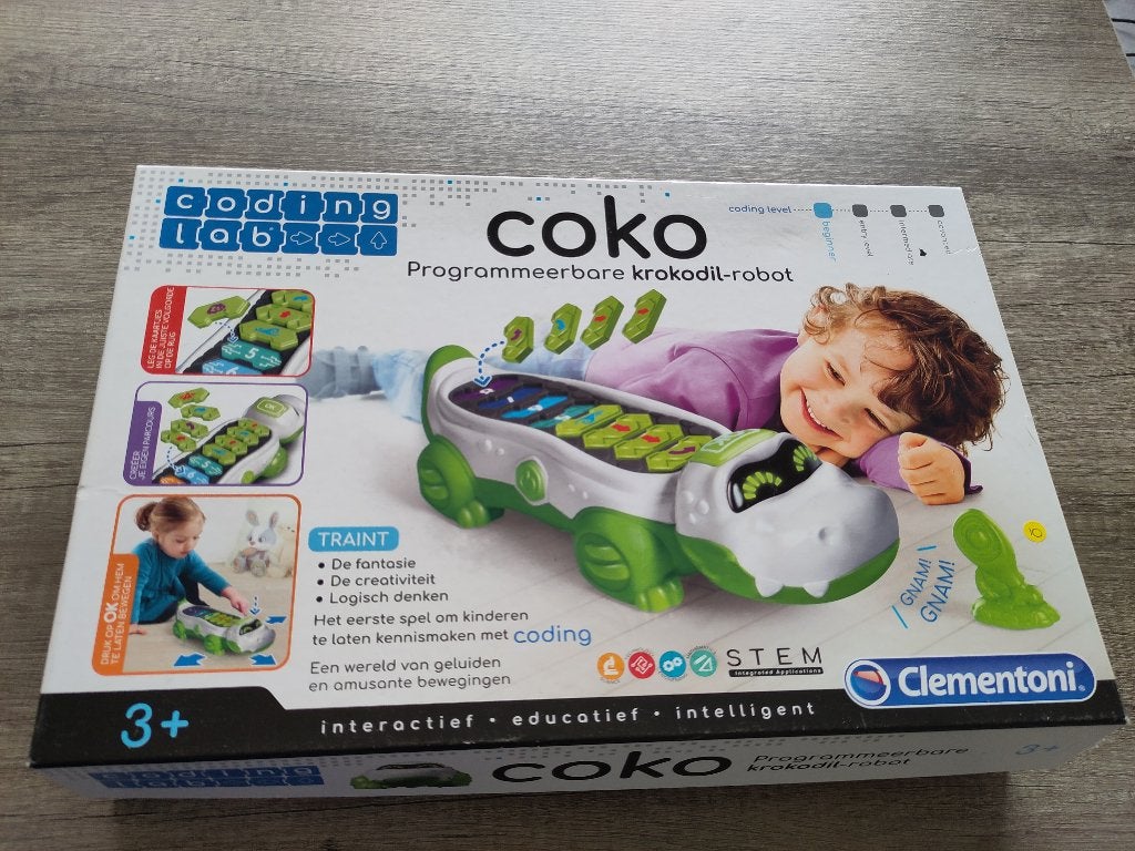 Coko programmeerbare krokodil-robot, Ophalen, Gebruikt, Elektronica, Met licht