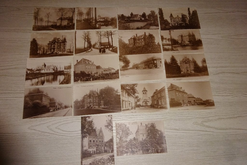 Lot 40 postkaarten Vichte (Anzegem) - reproductie repro, Verzamelen, Ophalen of Verzenden