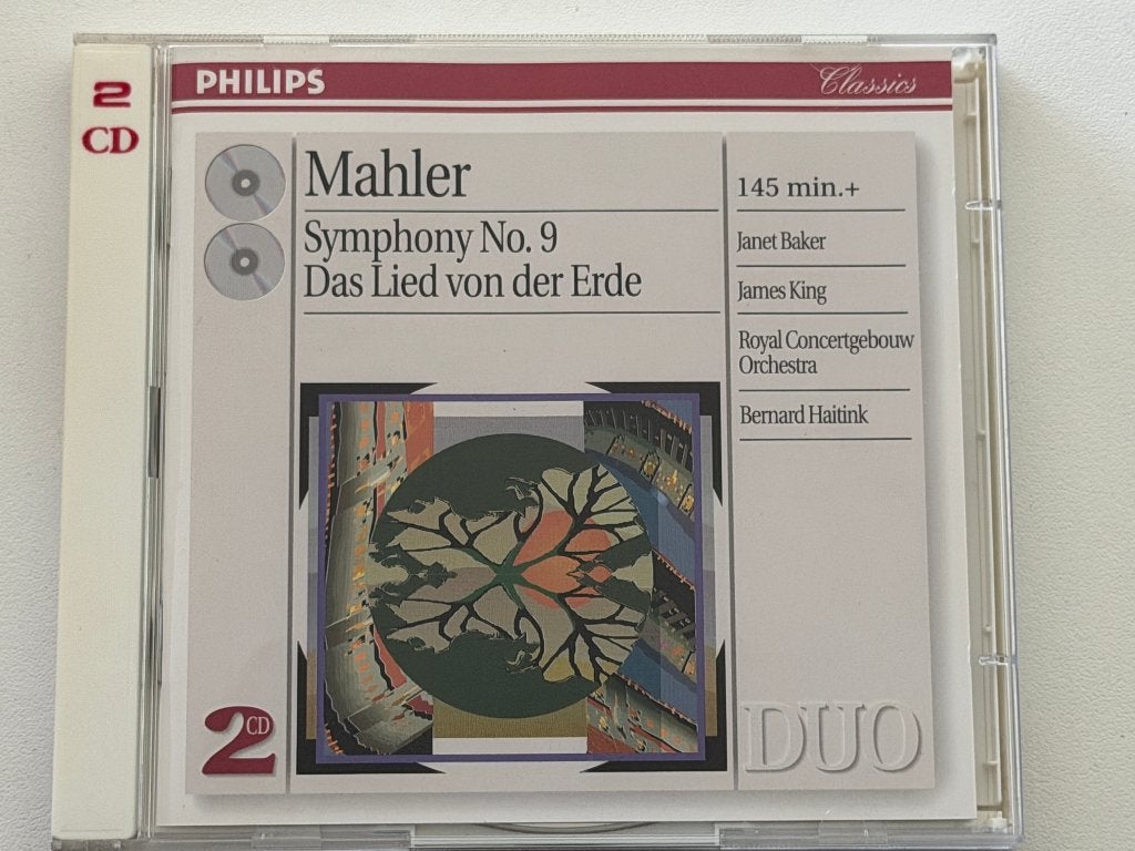 Gustav Mahler – Symphony No. 9–Das Lied von der Erde, Ophalen of Verzenden, Gebruikt, Mahler