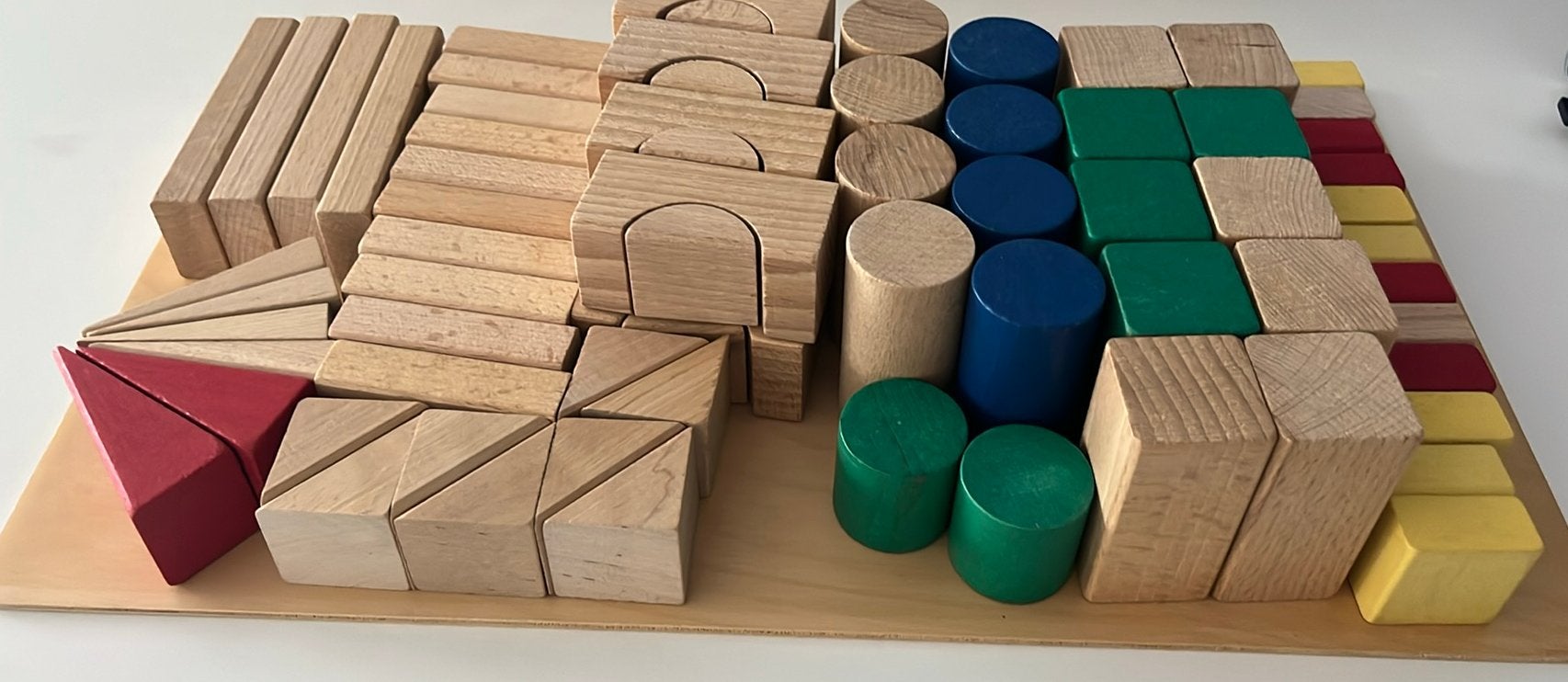 Houten blokken, Kinderen en Baby's, Ophalen of Verzenden, Gebruikt
