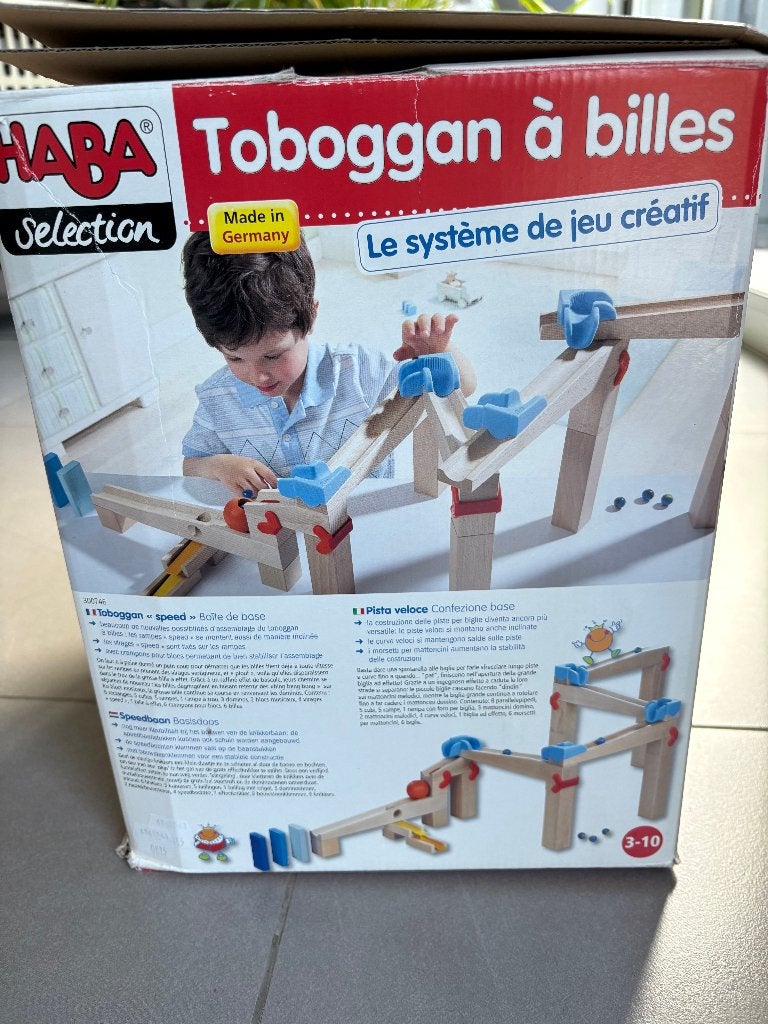 Haba toboggan à billes, Enfants & Bébés, Enlèvement, Comme neuf, Construction
