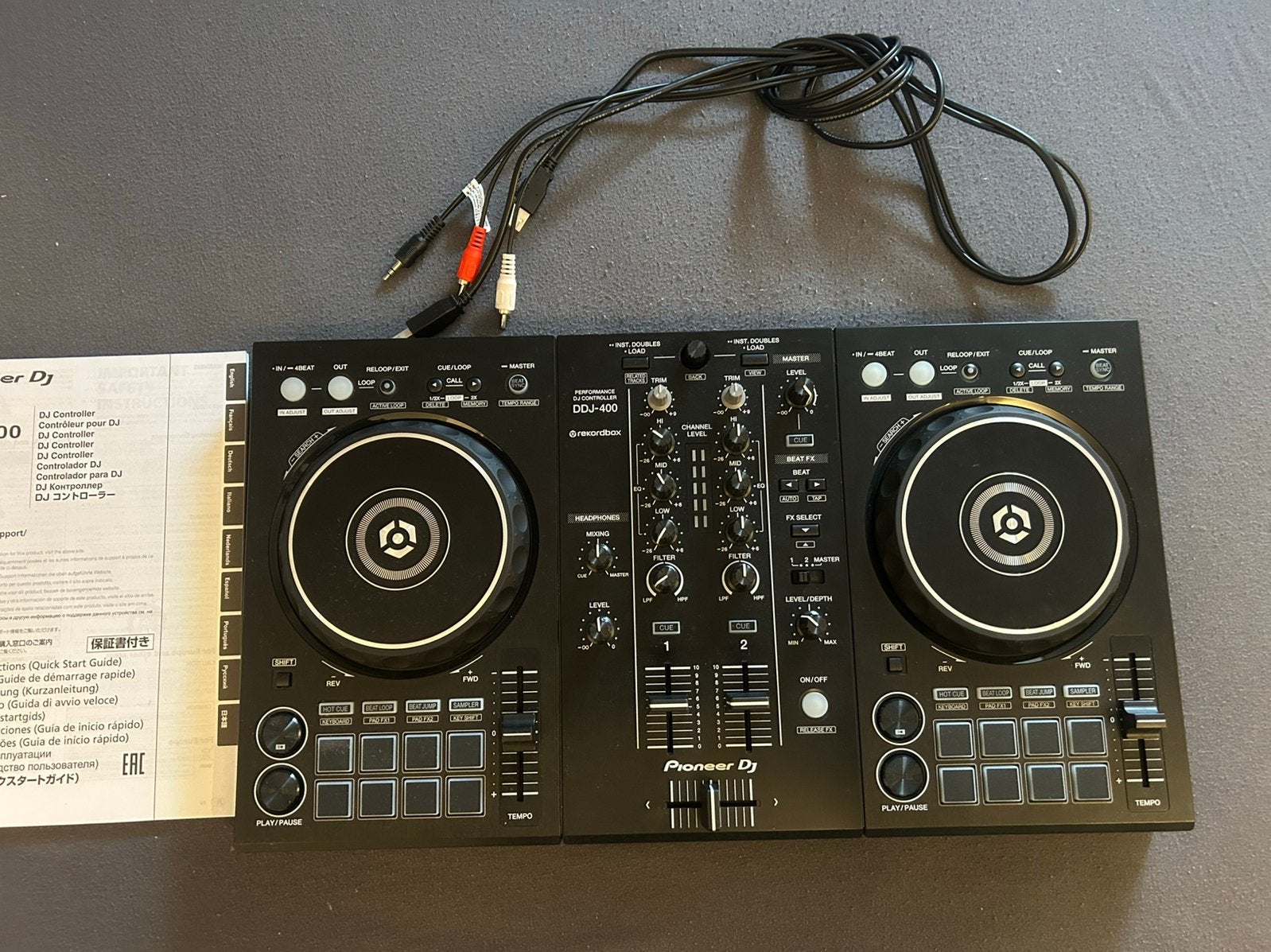 Pioneer DDJ-400 – perfecte staat – inclusief kabels, Muziek en Instrumenten, Dj-sets en Draaitafels, Ophalen, Zo goed als nieuw