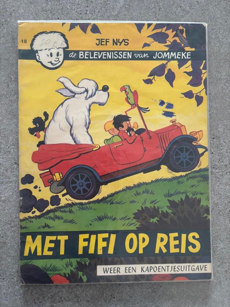 Oude strip Jommeke - Met Fifi op reis, Verzamelen, Ophalen, Zo goed als nieuw