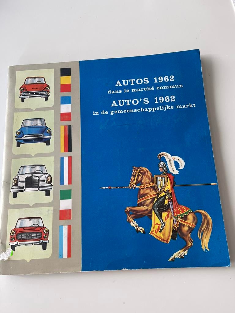 Chocolat Jacques. Album complet Cars 1962, Collections, Envoi, Comme neuf